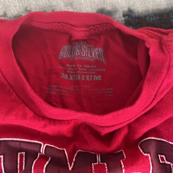 Chumlee original rebel men’s red tshirt - Picture 3 of 4